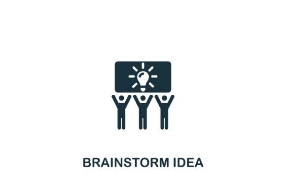 Brainstorm Idea Icon: Enhancing Digital Design and Visual Communication
