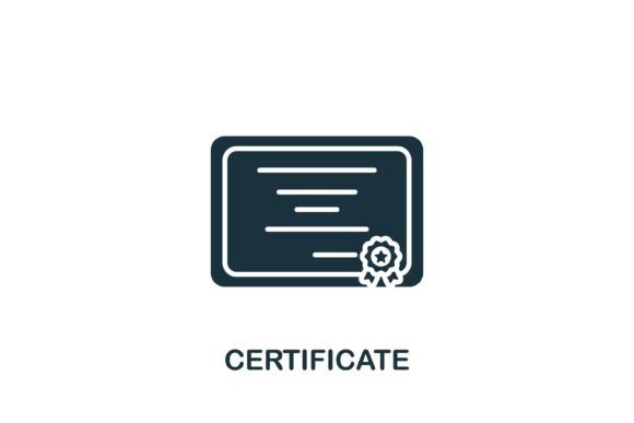 Certificate Icon: A Simple Success Symbol